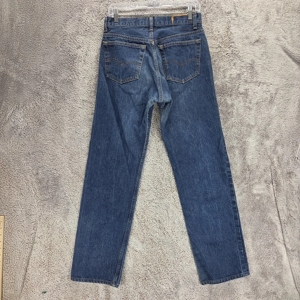 Vintage Levis 501 Jeans Mens 28x30 Blue Made in USA Button Fly Regular Straight